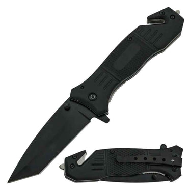 black-tanto-blade-auto-survival-knife
